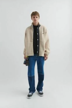 Axel Arigato Zomerjassen Nomad Pile Jacket Beige