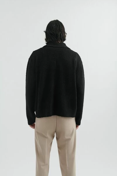 Axel Arigato Truien & Vesten Passage Polo Sweater Black - Afbeelding 6