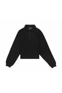 Axel Arigato Hoodies & Sweatvesten Sunday Polo Sweatshirt Black