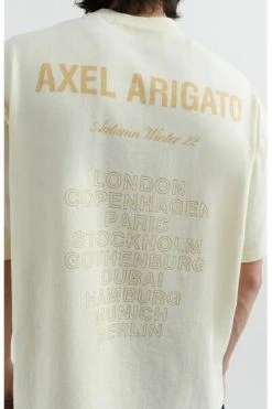 Axel Arigato Shirts Lock Stitch T-shirt Beige