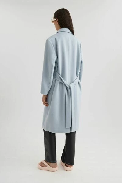 Axel Arigato Trenchcoats & Mantels Millenium Wool Coat Blue - Afbeelding 3