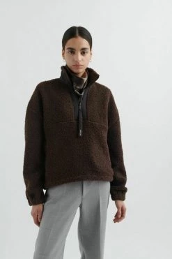 Axel Arigato Hoodies & Sweatvesten Country Fleece Pullover Brown