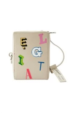 Axel Arigato Schoudertassen Cubic Leather Pouch Beige