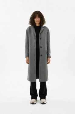 Axel Arigato Trenchcoats & Mantels Medea Wool Coat Gray