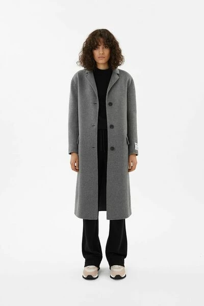 Axel Arigato Trenchcoats & Mantels Medea Wool Coat Gray