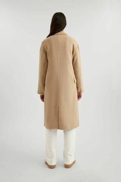 Axel Arigato Trenchcoats & Mantels Dawn Wool Coat Beige - Afbeelding 4