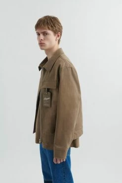 Axel Arigato Zomerjassen Story Workwear Jacket Brown