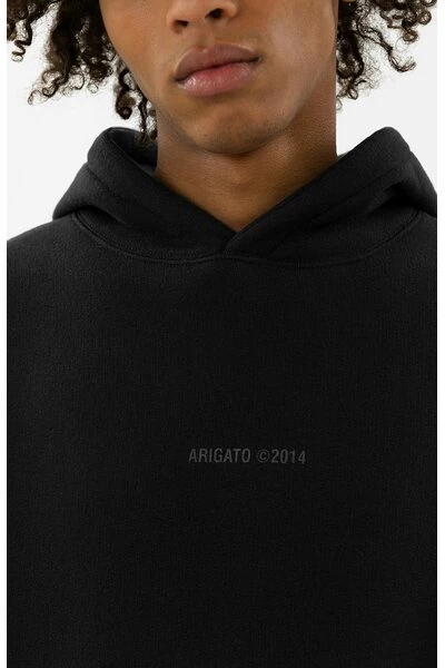 Axel Arigato Hoodies & Sweatvesten Monogram Hoodie Black - Afbeelding 3