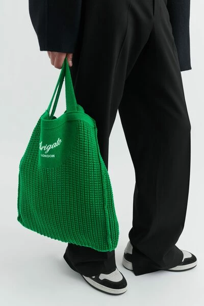 Axel Arigato Schoudertassen Grid Shopper Bag Green - Afbeelding 2