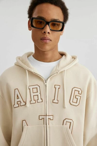 Axel Arigato Hoodies & Sweatvesten Legend Zip Hoodie Beige - Afbeelding 4