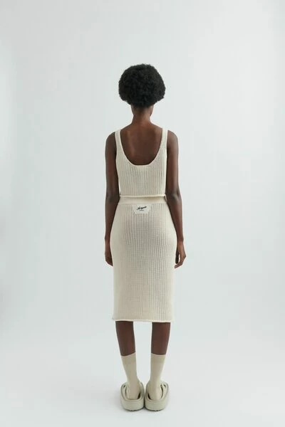 Axel Arigato Tops Grid Tank Top Beige - Afbeelding 2