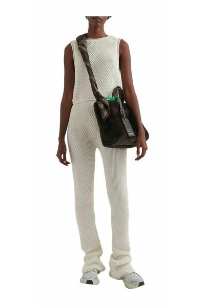 Axel Arigato Wijde Broeken Wide Trousers White - Afbeelding 2