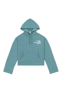 Axel Arigato Hoodies & Sweatvesten Cure Cropped Hoodie Blue